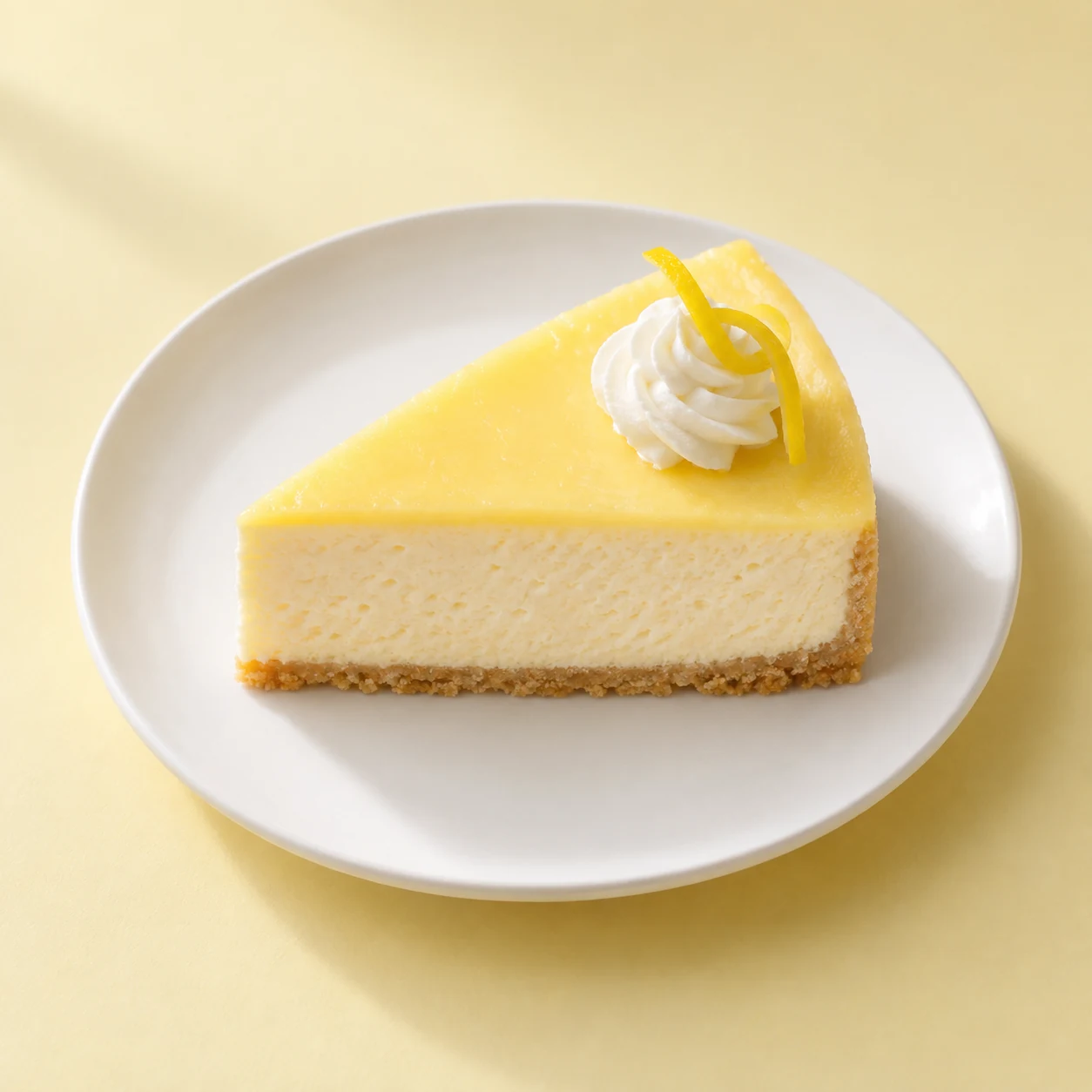 レモンチーズケーキのイメージ写真